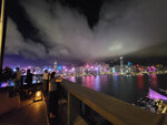 食飽飽，再到戶外走廊欣賞夜景
