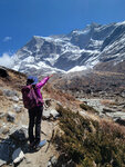 龐大的 Mera Peak 北壁主體展現眼前