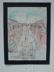 sketch of chinese street