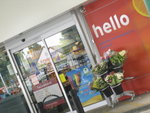 in petrol station, i luv those flowers =)