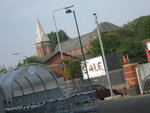 outside the supermarket