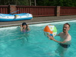 Swimming in Thomas's parents swimming pool!
DSCF9232