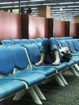 waiting for flight to Chiang Mai at Bangkok Airport