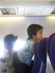 cutie boy on the plane to Chiang Mai