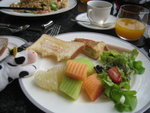 cow also enjoyed the breakfast