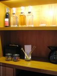 drinks, including wine and whisky, and snacks, all are free!