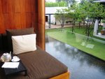 sit and read in the balcony, relaxing
