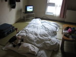 My room in Sapporo Youth Hostel (札幌青年旅舍)