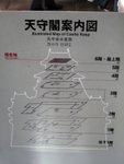 天守閣案內圖