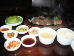 Dinner at Korean restaurant