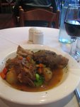 Lamb shank and Cabernet Sauvignon Shiraz (NSW)