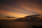 136. Bohol Island - 餐廳外的晚霞