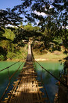 96. Bohol Island - Loboc River上的吊橋