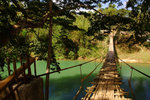 97. Bohol Island - Loboc River上的吊橋