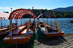 There are 21 official pletnas on Lake Bled, all belonging to the same union