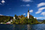 Bled’s little island - capped by a church right at the middle of the lake, is the iconic landmark of Slovenia. It is known as Otok (which means The Island)