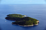 A bird eye's view of the Lokrum Island