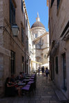 At the end of the alley was the Dubrovnik Cathedral