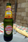 and I took the famous Croatian beer - you can  easily identify the Croatian flag