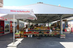 Found a market... a good place to replenish your supplies and vitamin C
