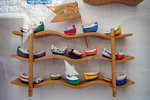 A shop that sells hand-made souvenir boats