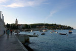 If you walk away from the town centre along the port you will find another part of Hvar. Straight ahead if the Franciscan Monastery