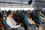 The ferry was very full and the interior decoration was no better than the macau turbojets we have here