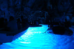 The more we approached the source of the light, the more neon blue the colour of the water turned into...