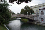 The Dragon Bridge, designed by  Jurij Zaninovi&#65533;&#65533;, was the first major Art Nouveau project to be built in the city in 1901