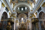 Exquisite interior of St Nicholas's Cathedral. The altar (1752) was done by the Italian sculptor FrancescoRobba
