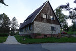 This is the village of Mukinje... most of the houses are triangular-shaped cottages