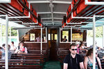 Inside the boat. The boat has no aircon but luckily it wasn't hot on that day