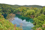 It was in September and already quite a few leaves turned red, making a nice scene