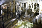 The white passage is a section along a series of chambers known as Beautiful Caves, which are crammed with impressive stalagmites and stalactites