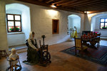 Dining room - the waxed figures gave us an insight of what's like of life in the castle