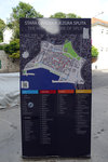 This is the plan for the old historic city of Split, the old city itself is not too big to explore on foot