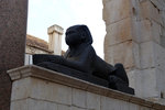 One of the 2 granite sphinx near the Cathedral. Said to be more than 3500 years old