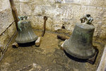 Seems like the original bells from the bell tower are kept here in the crypt