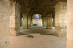 Since the palace was constructed on land that sloped down to the sea, these chambers were built to level out a foundation for the massive structure above. This is the main hall