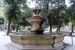 The fountain at the Strossmayerov Park, near the Golden Gate. It is not as interesting as the subjects on the right