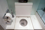 This was the worst design. Who would want a square shaped toilet seat? The designer must have a square bum!