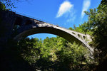 Stone arch railway bridge over the Radovna for Bohinj Railway
