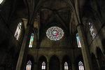 Basilica de Santa Maria del Mar is famous for its stained glasses