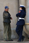 First time I saw a police woman in Morocco