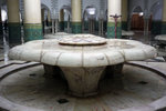 The ablution hall underground is constituted of 41 fountains
