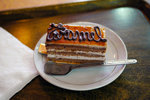 Carmel Cake, at first I thought it was something written in Arabic -_-