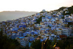 Sunset scene of the town, did it look like the sunset at Oia (Santorini)?