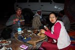 Enjoying the dinner (seems like it!)