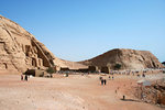 Great Temple of Abu Simbel (on the left) and Temple of Hathor (on the right)