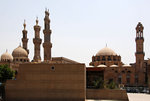 Mosque of Al-Azhar (left) and mosque of Abu Dahab (right)